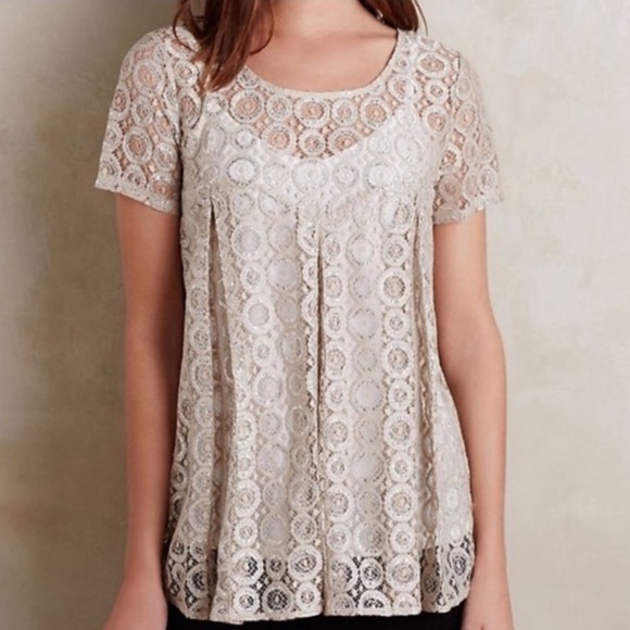 🎷AKEMI + KIN🎷Lace Swing Blouse - Picture 2 of 8